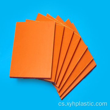 Oranžová izolační papírová laminovaná fenolová deska